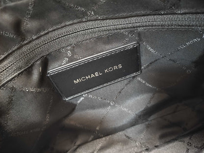 Michael Kors Michael Kors MK Leather PVC Shoulder Bag, Men's Black