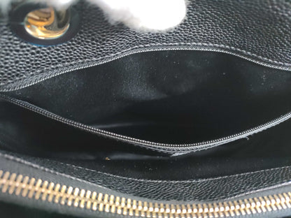 CHANEL Caviar Skin GST Chain Tote Bag