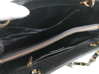 CHANEL Caviar Skin GST Chain Tote Bag