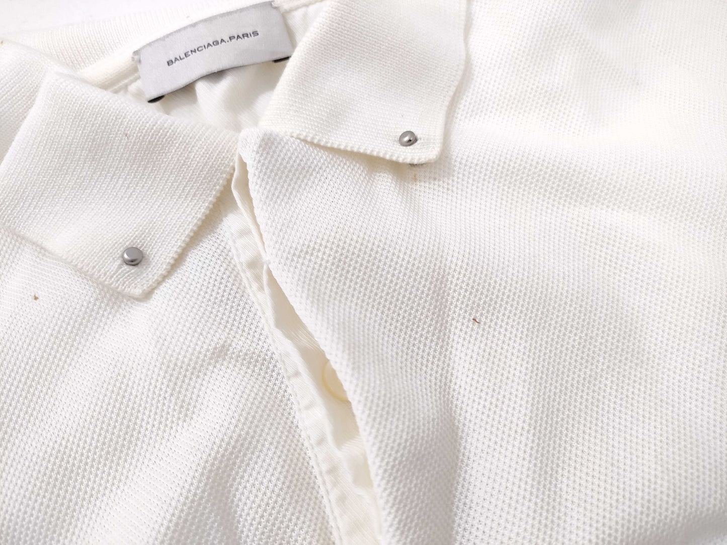 BALENCIAGA Polo Shirt White Shirt
