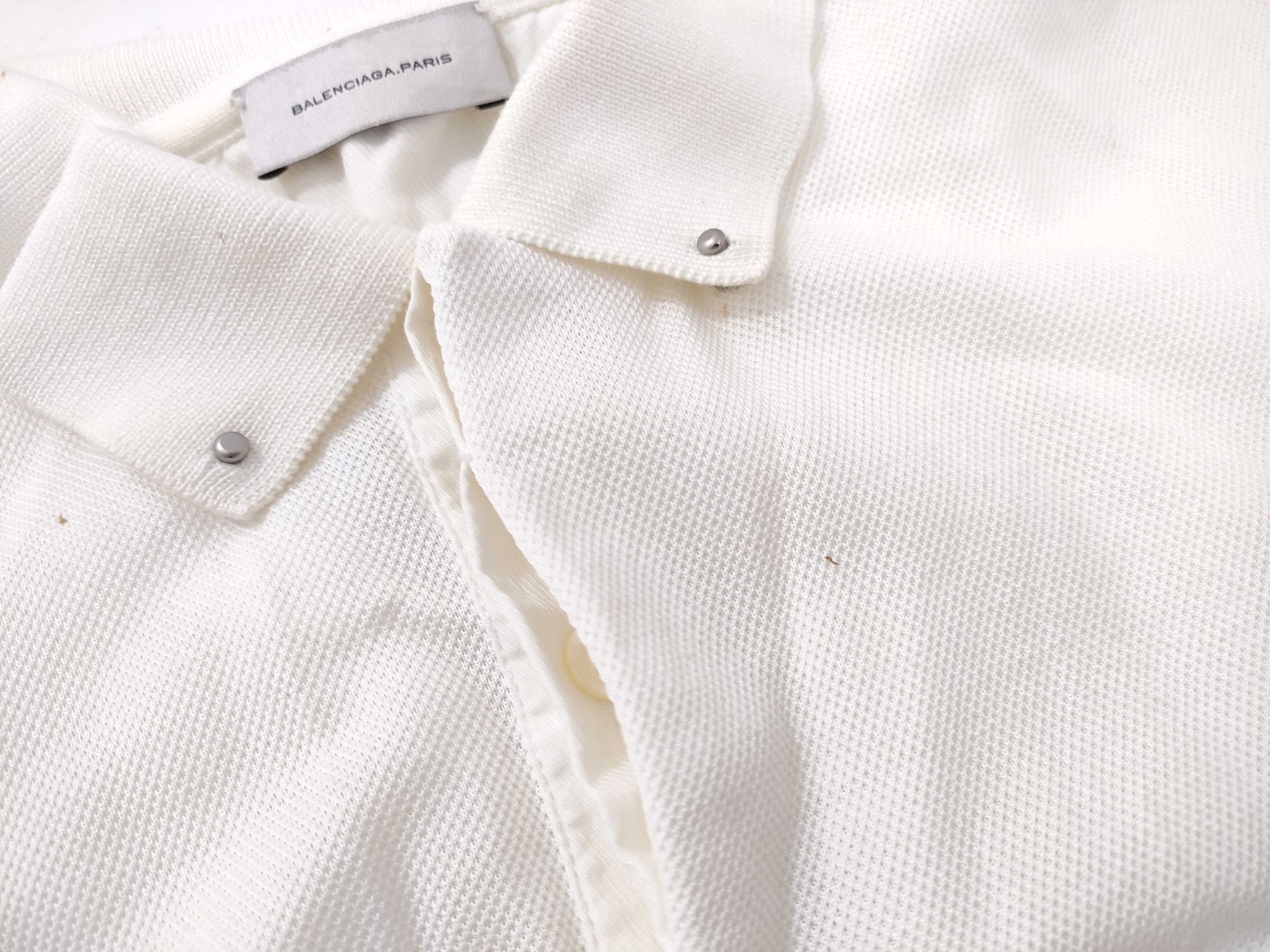 BALENCIAGA Polo Shirt White Shirt