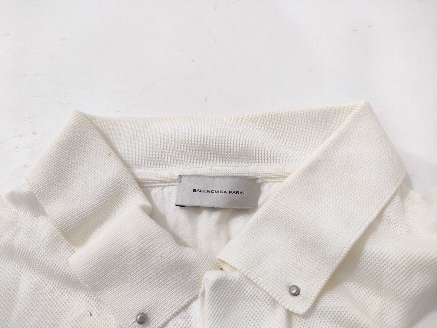 BALENCIAGA Polo Shirt White Shirt