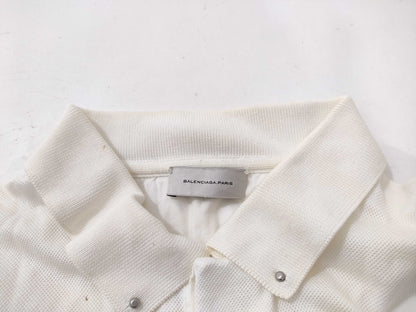 BALENCIAGA Polo Shirt White Shirt