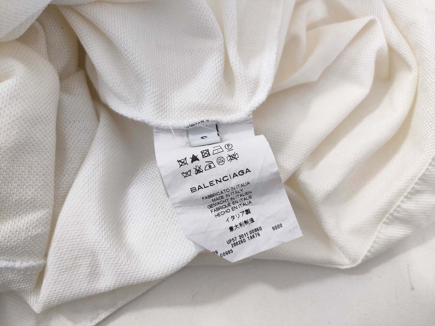 BALENCIAGA Polo Shirt White Shirt