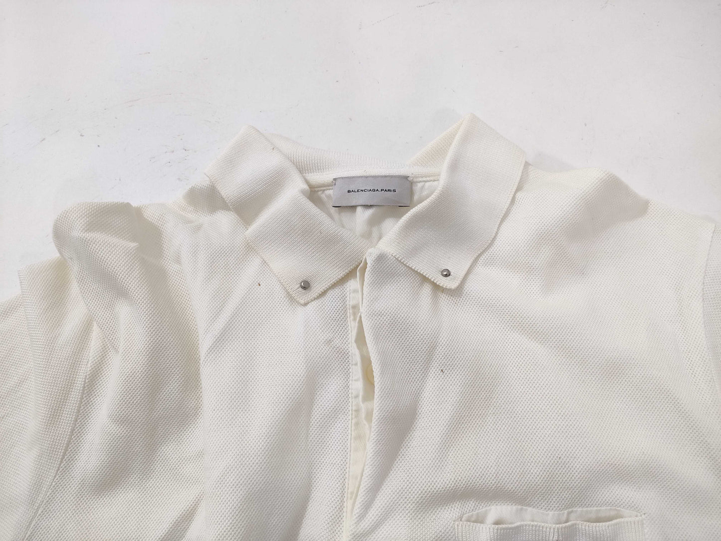 BALENCIAGA Polo Shirt White Shirt