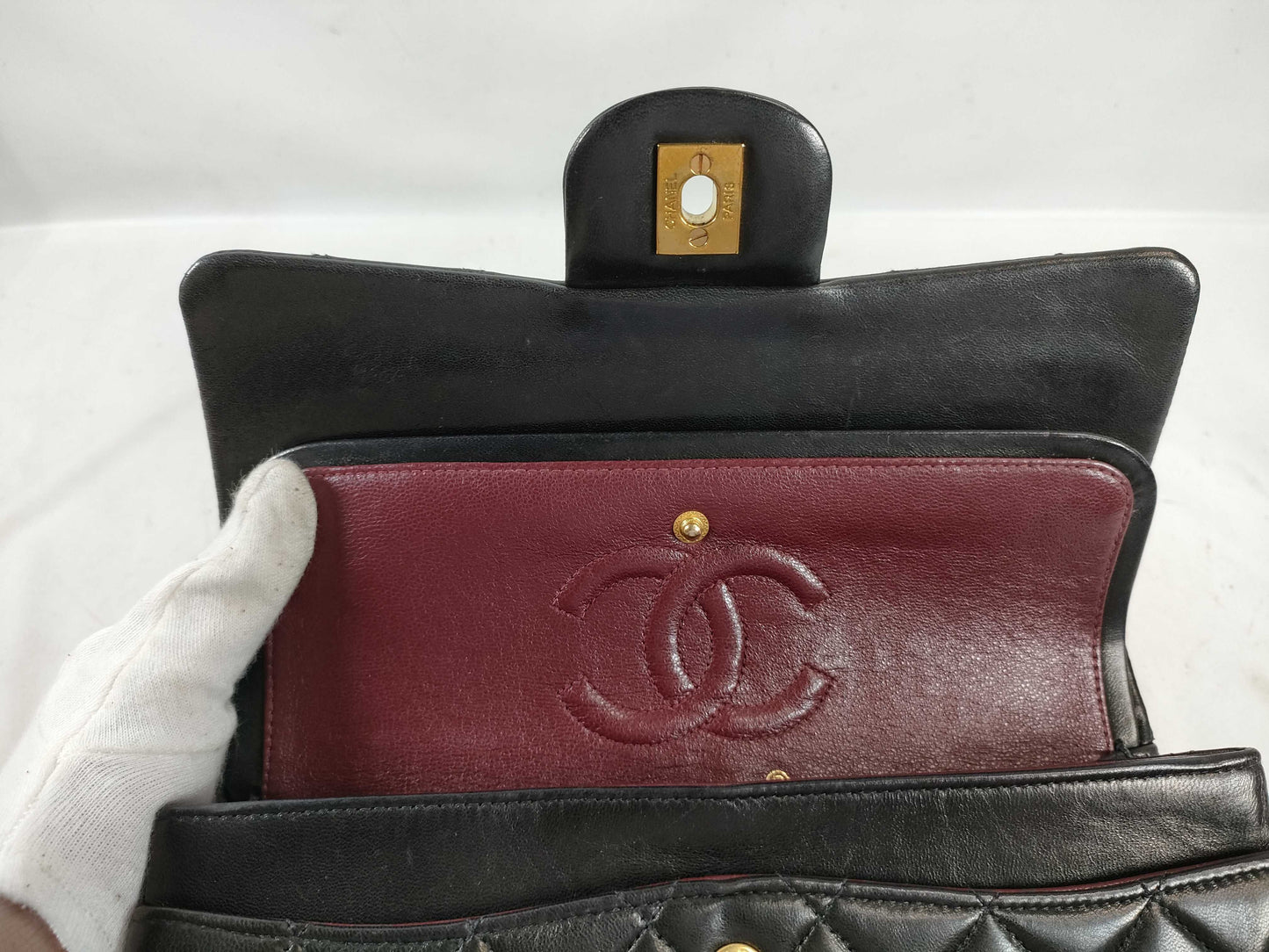 CHANEL Lambskin Matelasse Shoulder Bag, No. 3