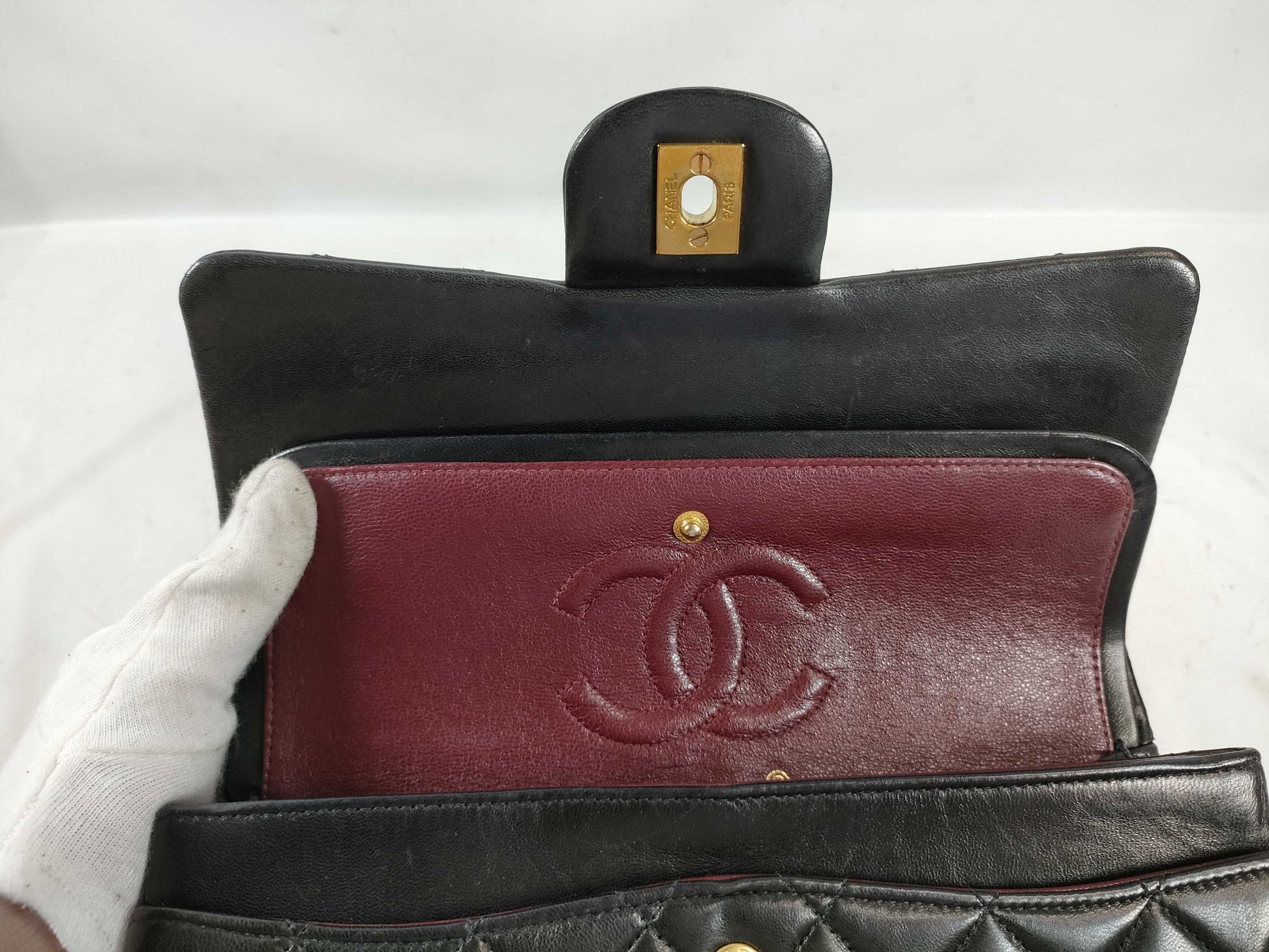 CHANEL Lambskin Matelasse Shoulder Bag, No. 3