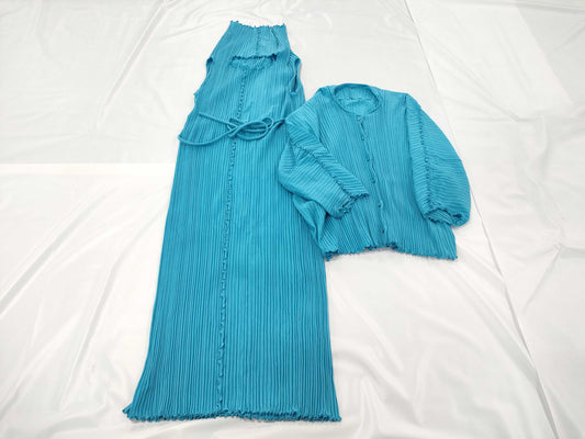ISSEY MIYAKE Heart Dress/Cardigan Ensemble Dress