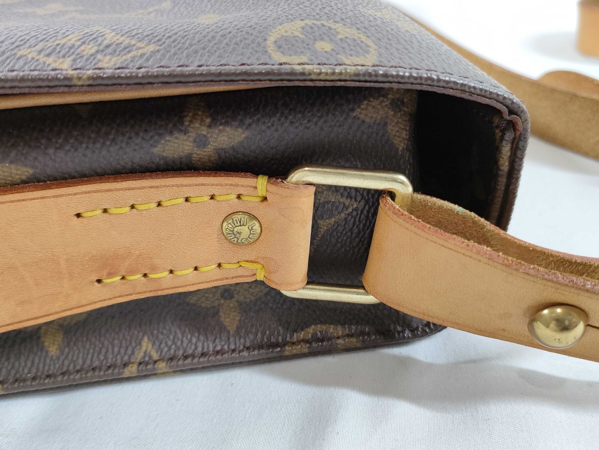 LOUIS VUITTON [Serial Number] SL0999 Monogram Cartesiere Shoulder Bag