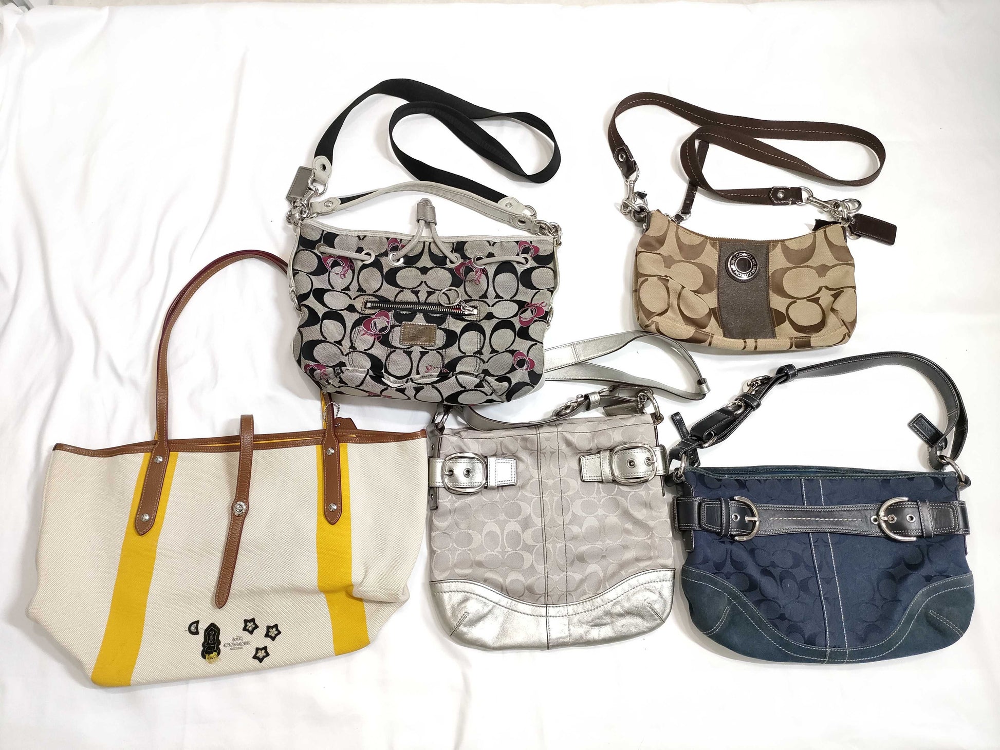 COACH Signature 5-Piece Handbag Set