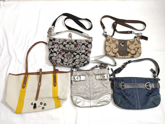 COACH Signature 5-Piece Handbag Set