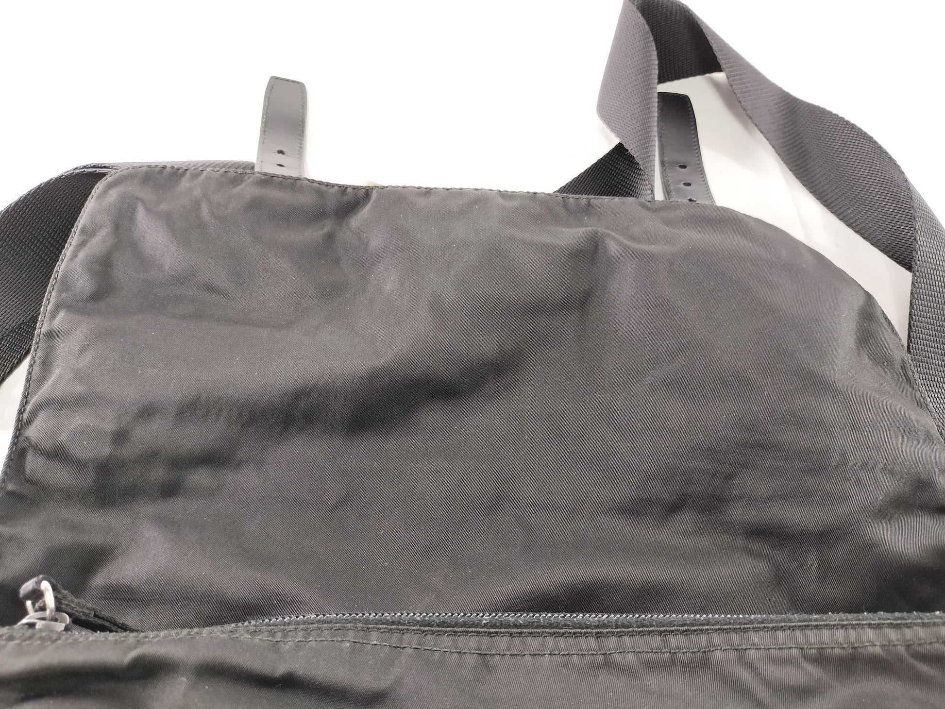 PRADA Nylon Messenger Shoulder Bag