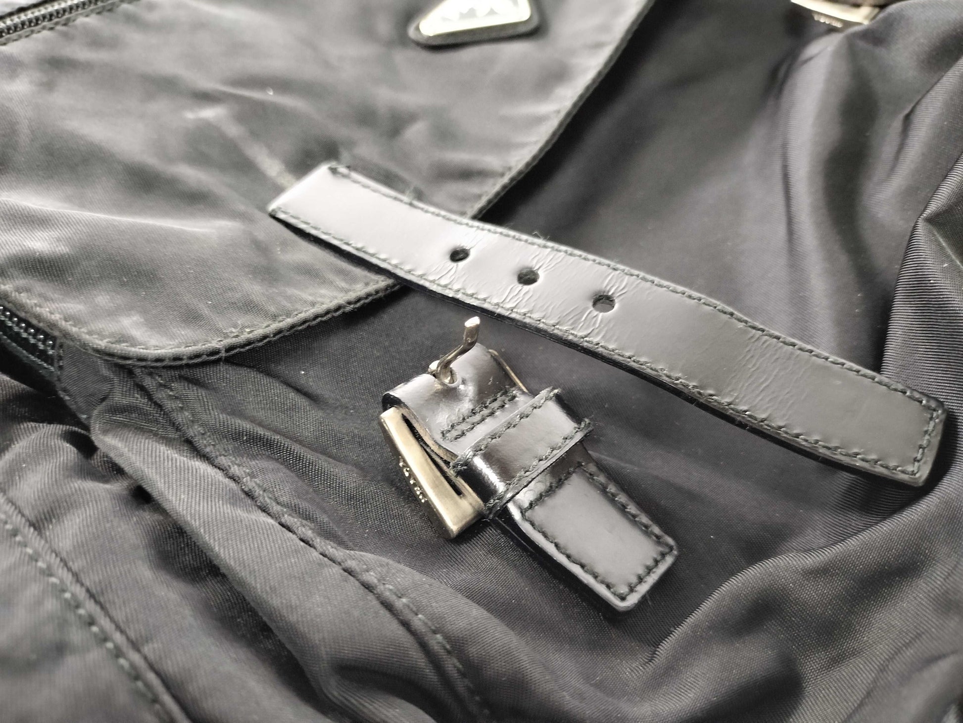 PRADA Nylon Messenger Shoulder Bag