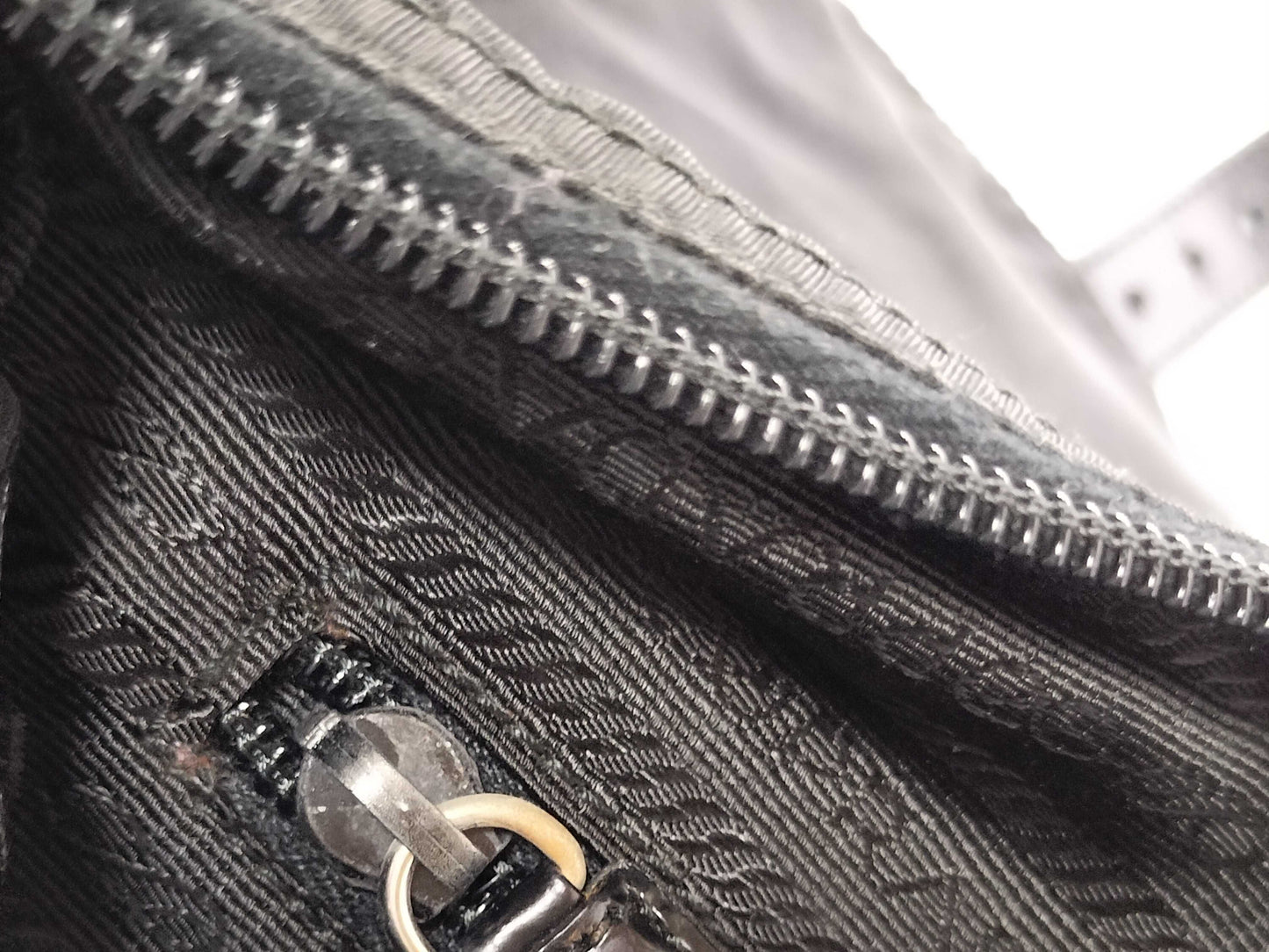 PRADA Nylon Messenger Shoulder Bag
