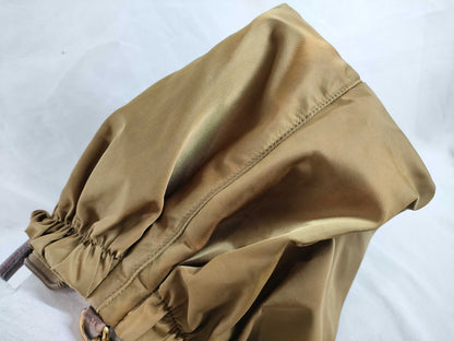 PRADA Nylon 2-Way Shoulder Bag/Severe Discoloration/Handle Parts Not Original/Handle Parts Broken
