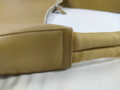 PRADA Leather One-Shoulder/Complementary Color/Mustard Shoulder Bag