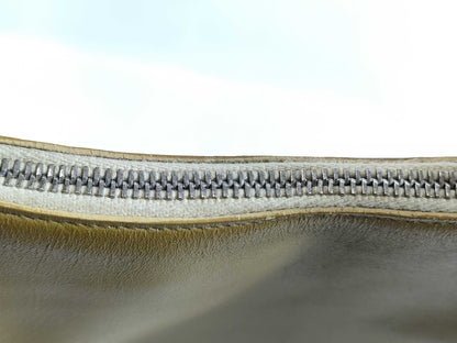 PRADA Leather One-Shoulder/Complementary Color/Mustard Shoulder Bag