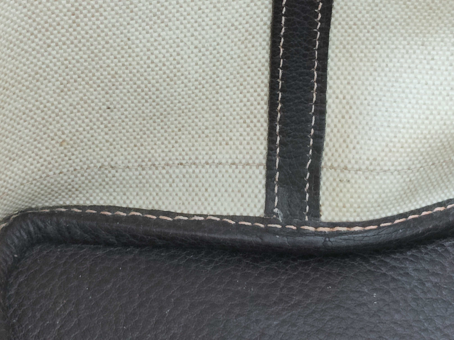 HERMES Garden Party PM Toal H Handbag with F Stamp