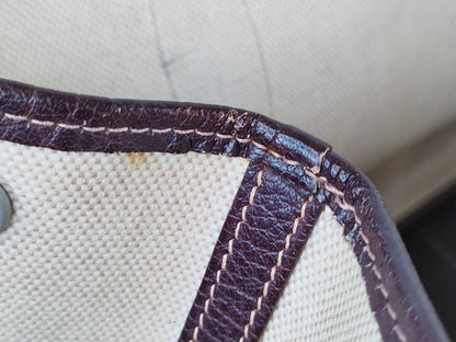 HERMES Garden Party PM Toal H Handbag with F Stamp