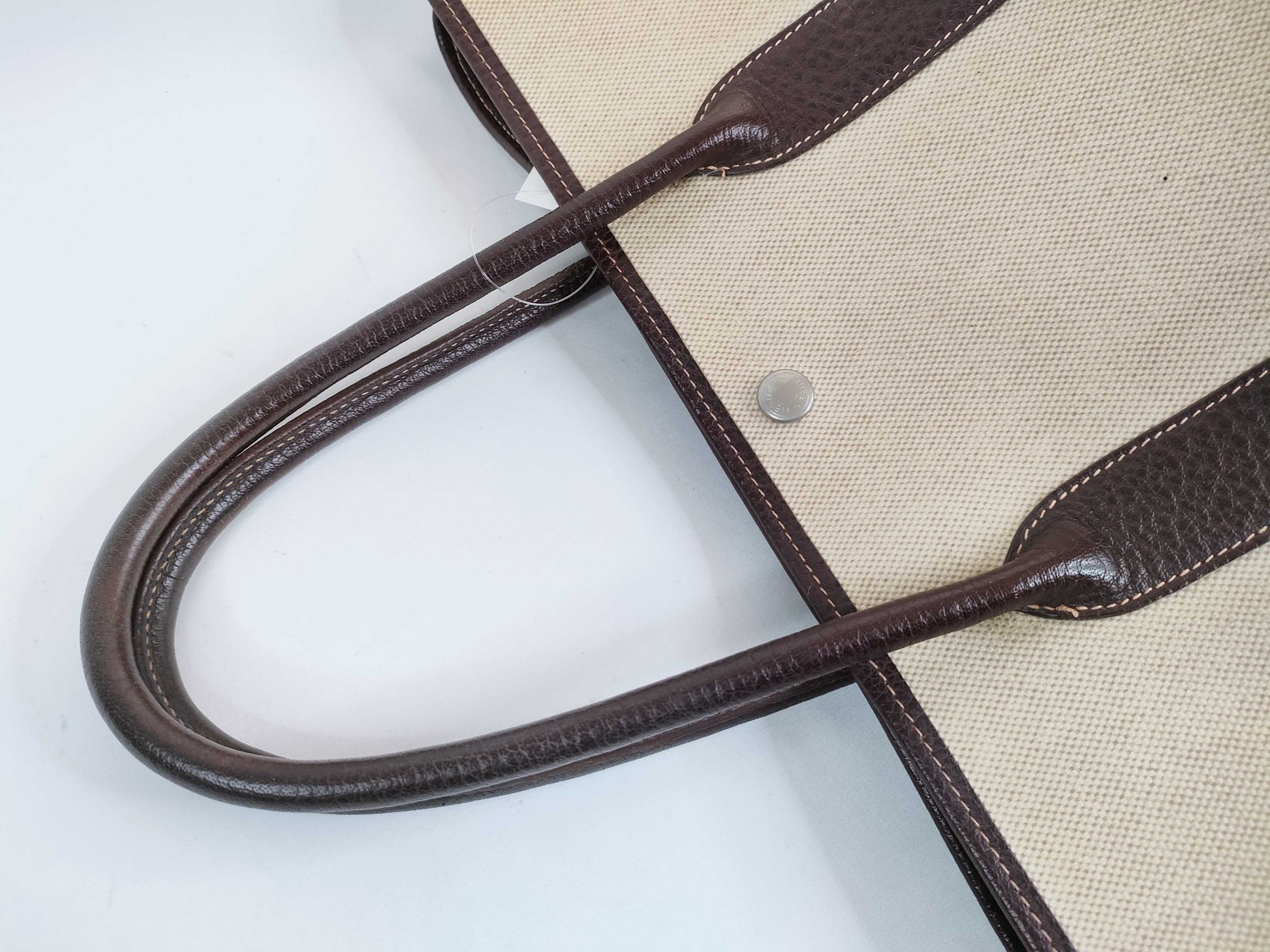 HERMES Garden Party PM Toal H Handbag with F Stamp