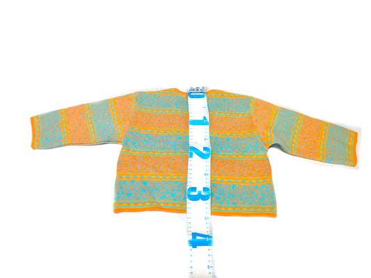 YSL Kids All-Over Logo Cardigan