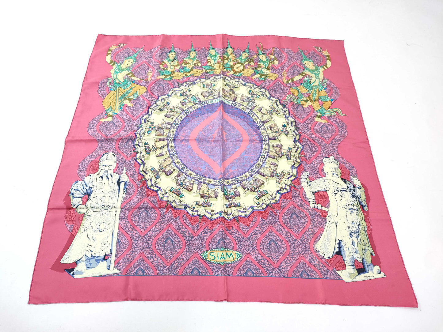 HERMES Carré SIAM Thai Buddha Scarf