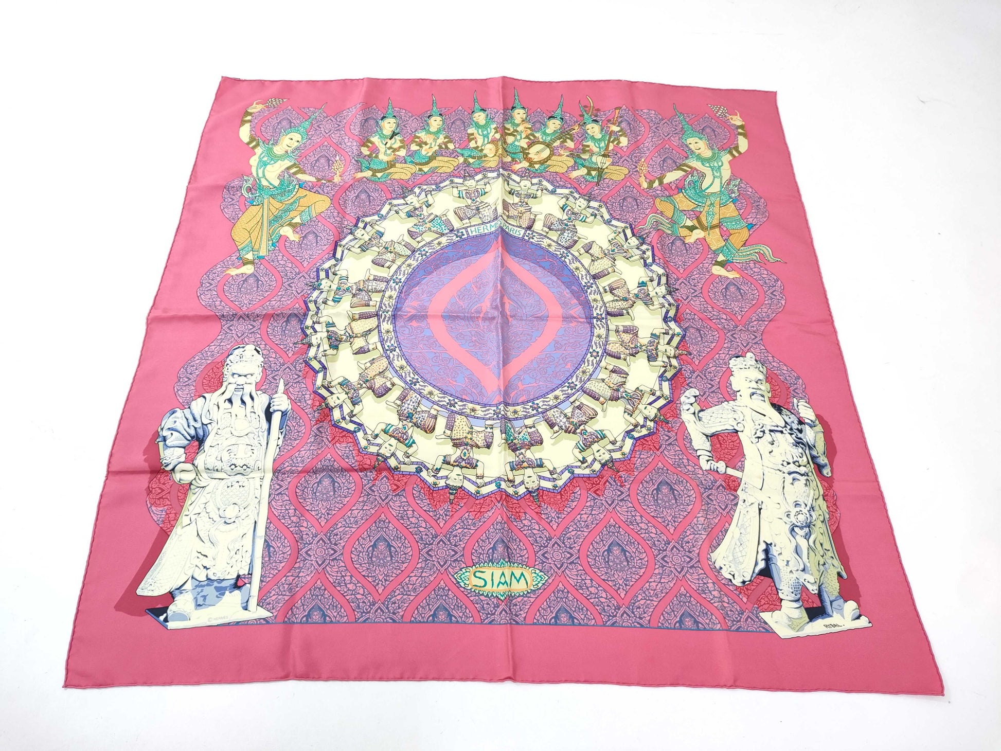 HERMES Carré SIAM Thai Buddha Scarf