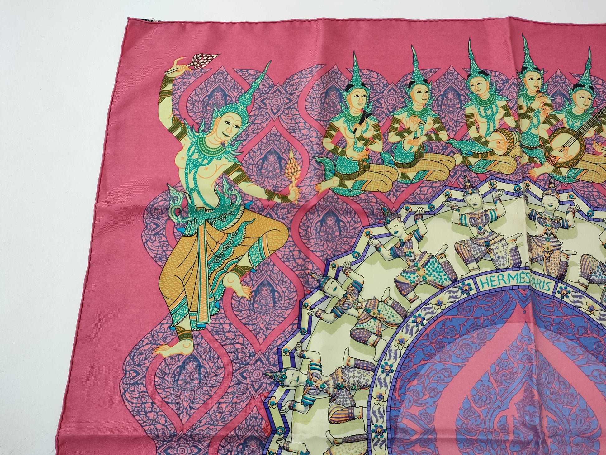 HERMES Carré SIAM Thai Buddha Scarf