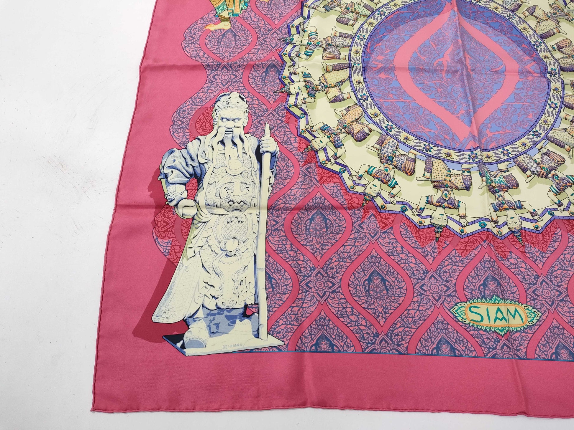 HERMES Carré SIAM Thai Buddha Scarf