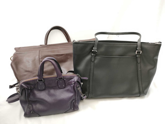COACH 3 bags including old Coach handbags