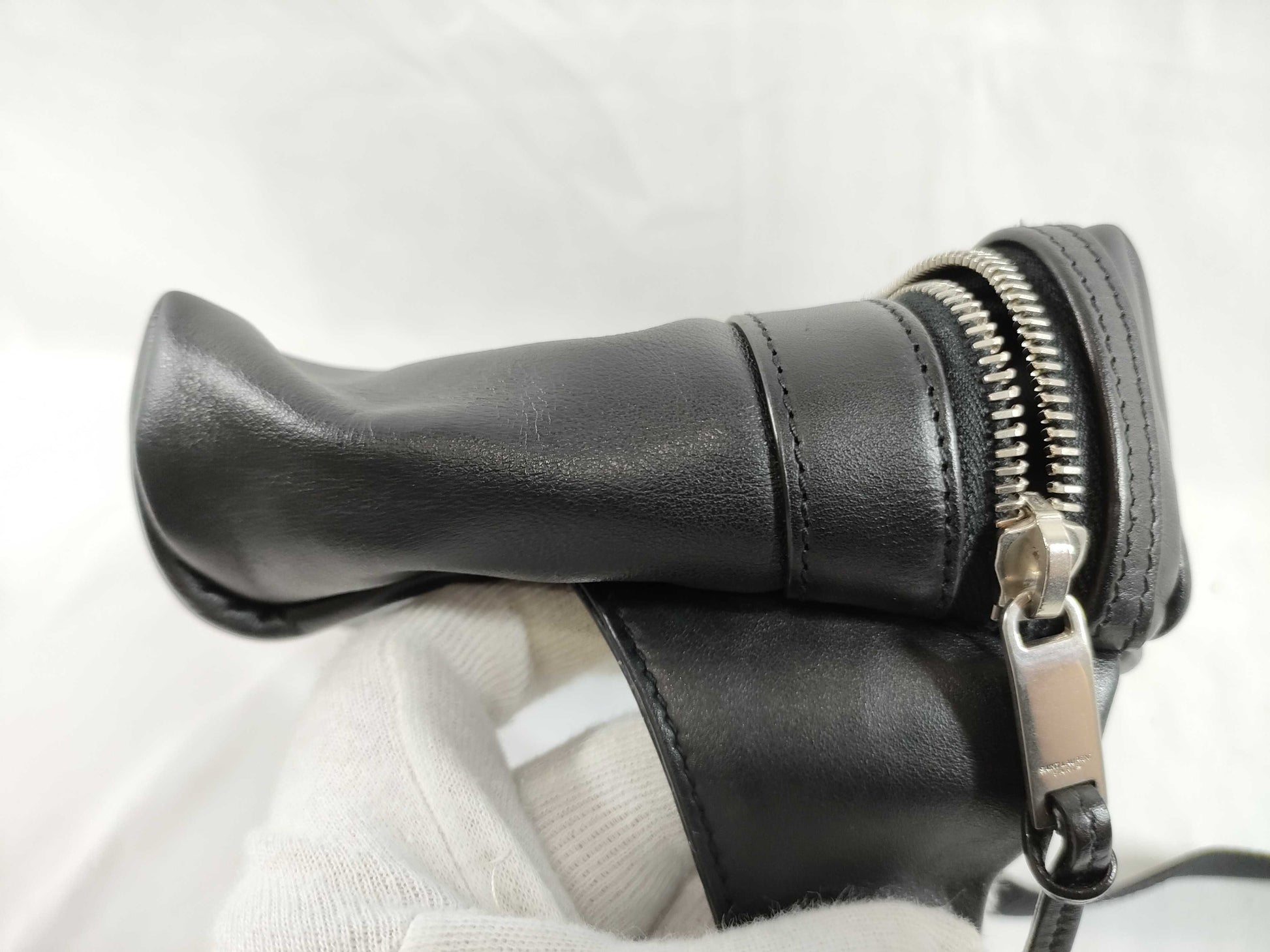 SAINT LAURENT Saint Laurent Paris Leather Body Bag Shoulder Bag