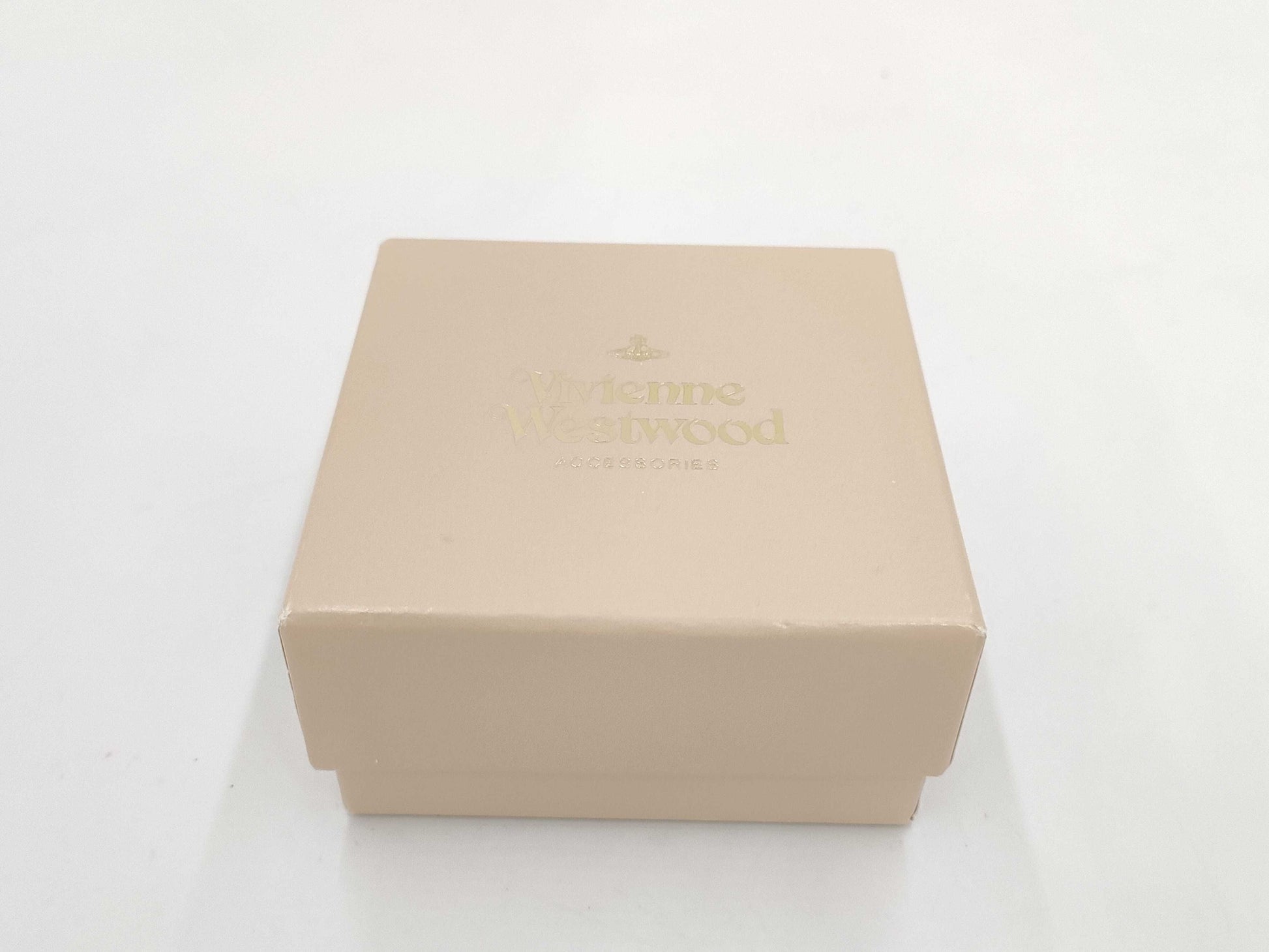  Vivienne Westwood Orb Plated x Leather Key Ring Gold Charm