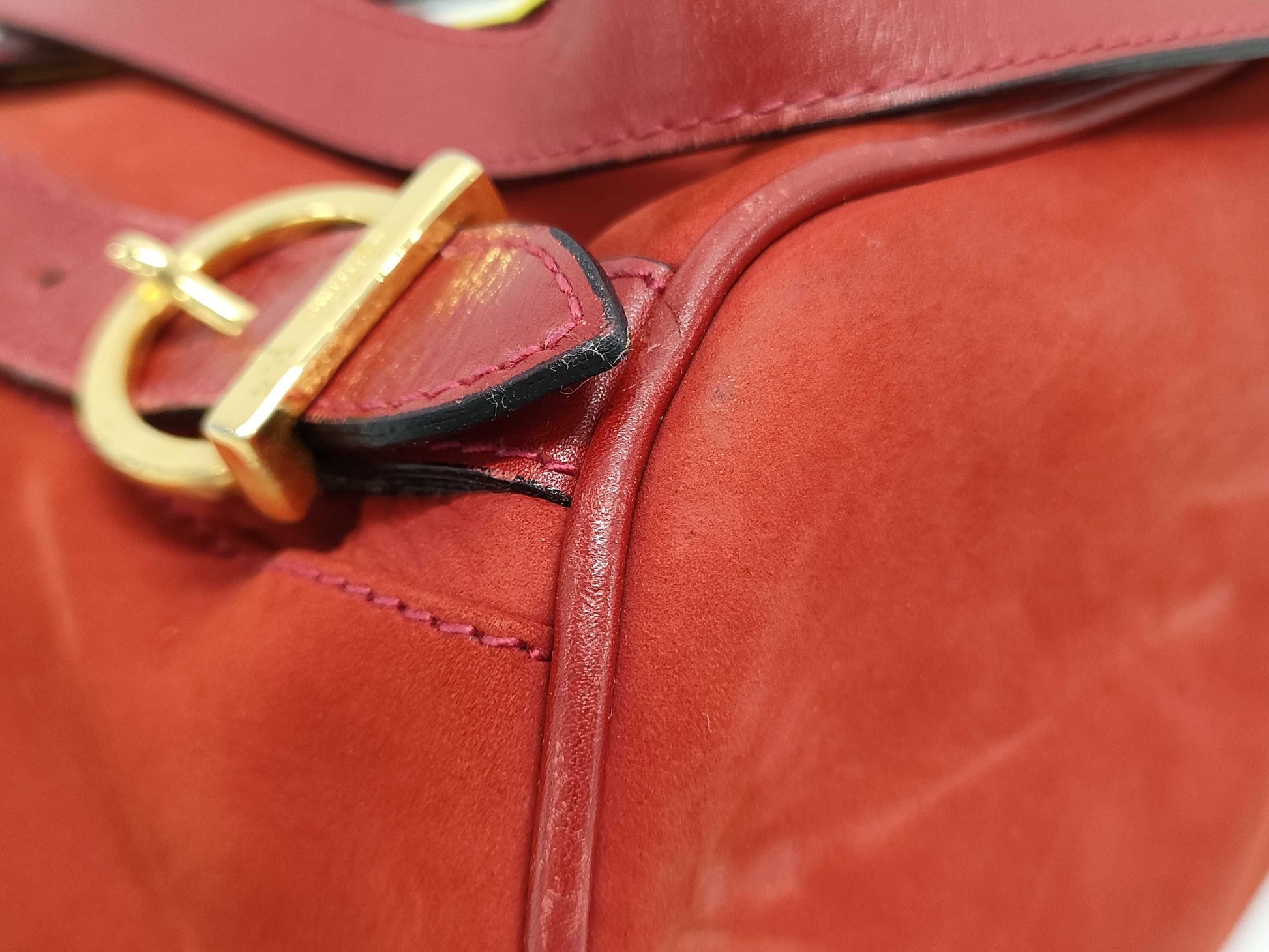 Salvatore Ferragamo Gancini Drawstring Backpack