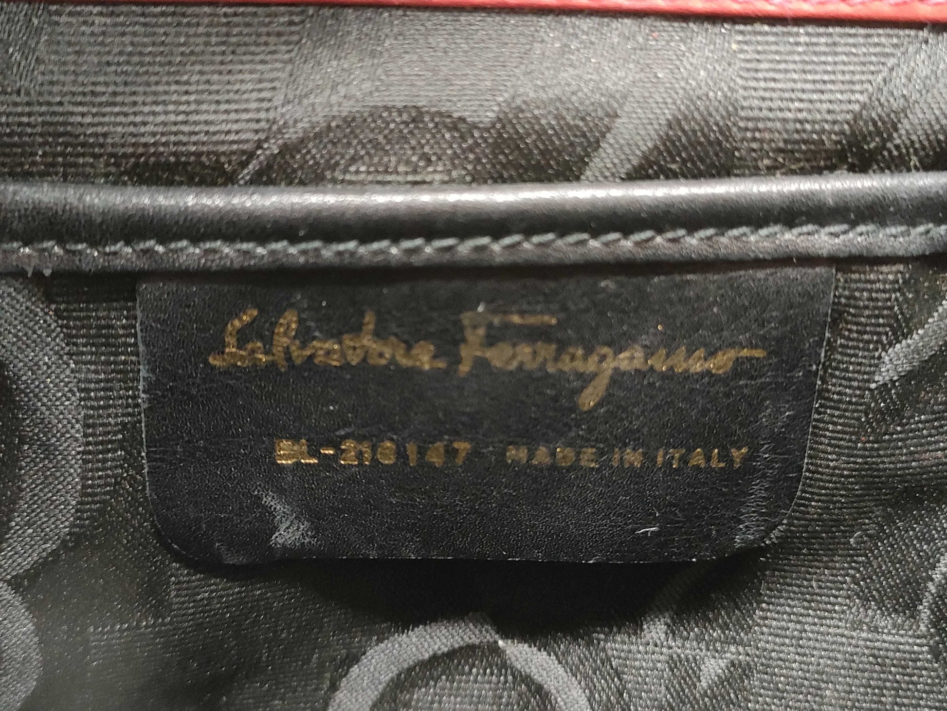 Salvatore Ferragamo Gancini Drawstring Backpack