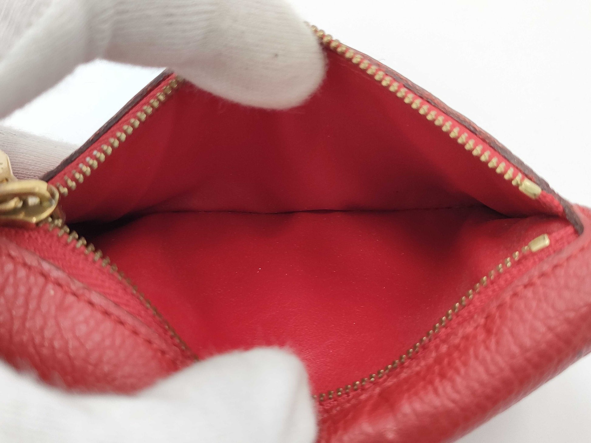 LOUIS VUITTON Monogram Empreinte Pochette Cle M60634 Card Case, Pass Case, Business Card Case