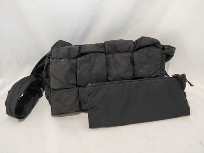 BOTTEGA VENETA Intrecciato Padded Nylon Shoulder Bag