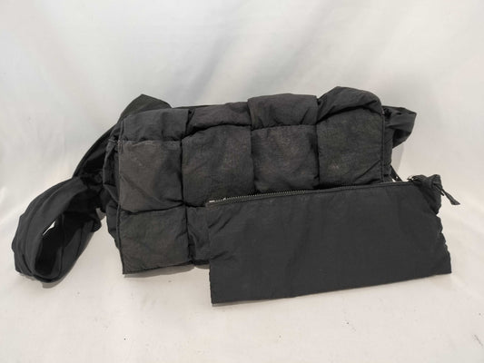 BOTTEGA VENETA Intrecciato Padded Nylon Shoulder Bag