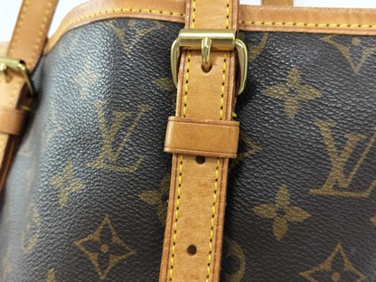 LOUIS VUITTON AR0020 Monogram Bucket GM Tote Bag