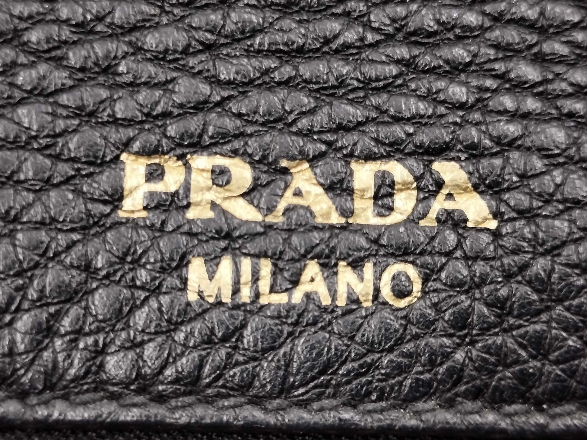 PRADA Vitello Dino Leather Shoulder Bag 1BH031 Shoulder Bag