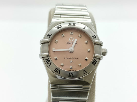 OMEGA Constellation My Choice Pink Dial Quartz Women's Watch