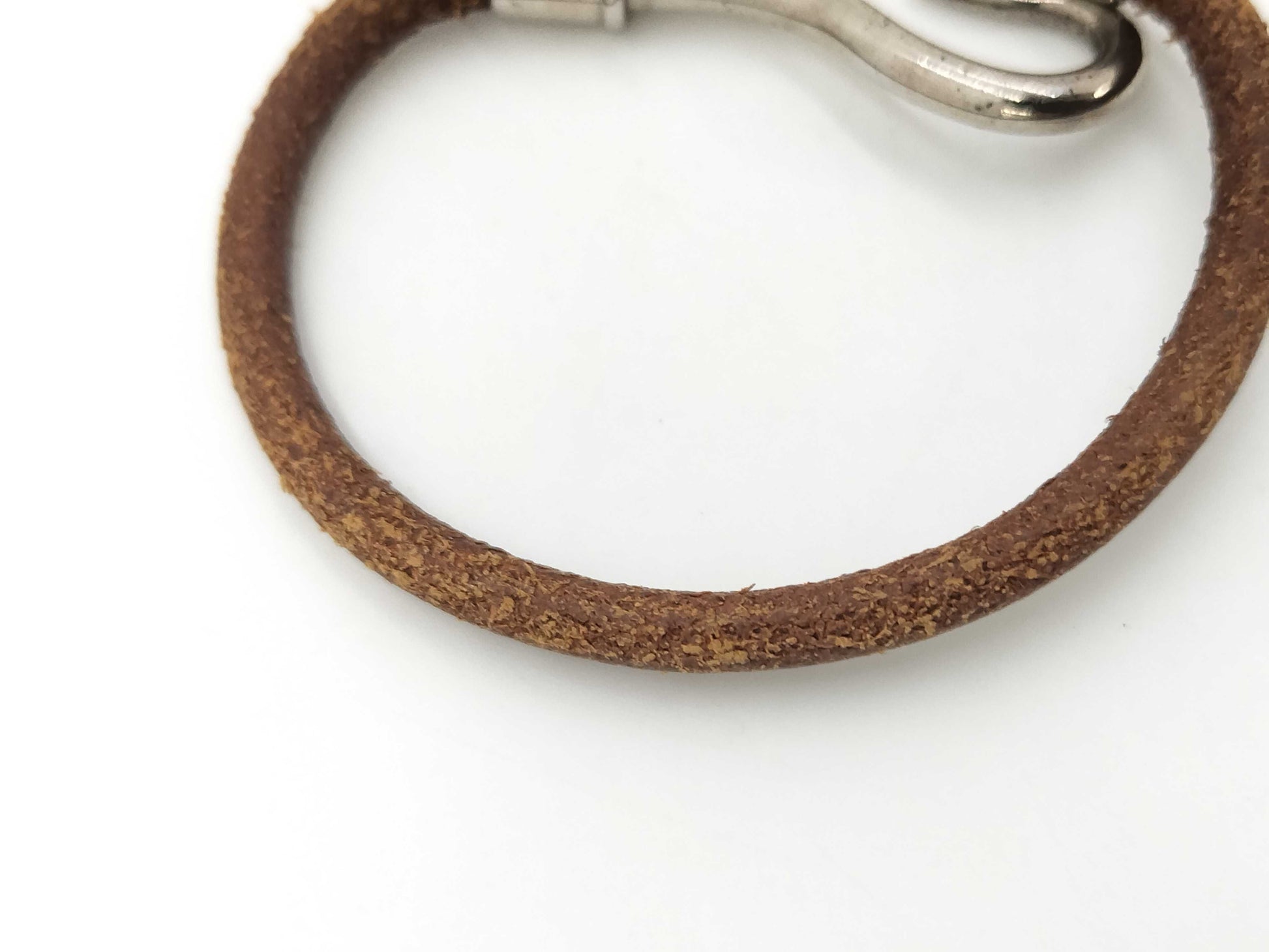 HERMES Choker/Brown Bracelet/Bangle