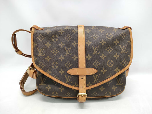 LOUIS VUITTON Monogram Saumur 30 Shoulder Bag