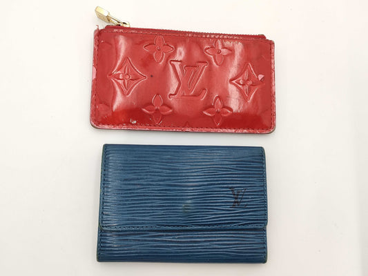 LOUIS VUITTON Vernis Pochette Cle/Epi Multicle 6 Coin Case