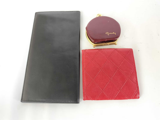 CHANEL Bicolor Coin Case / Valentino / Givenchy Wallet *3 Wallet