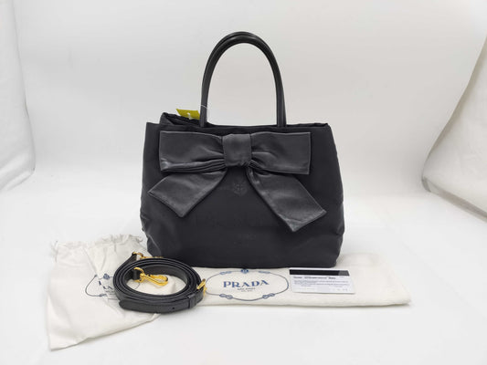 PRADA Nylon 1BG068 2-Way Handbag