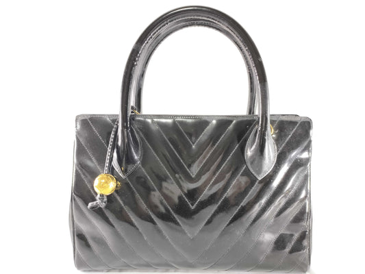 CHANEL Card Holder, No. 2, V Stitch/Chevron/Handbag/Chain Bag/Seal Removed/Guaranteed