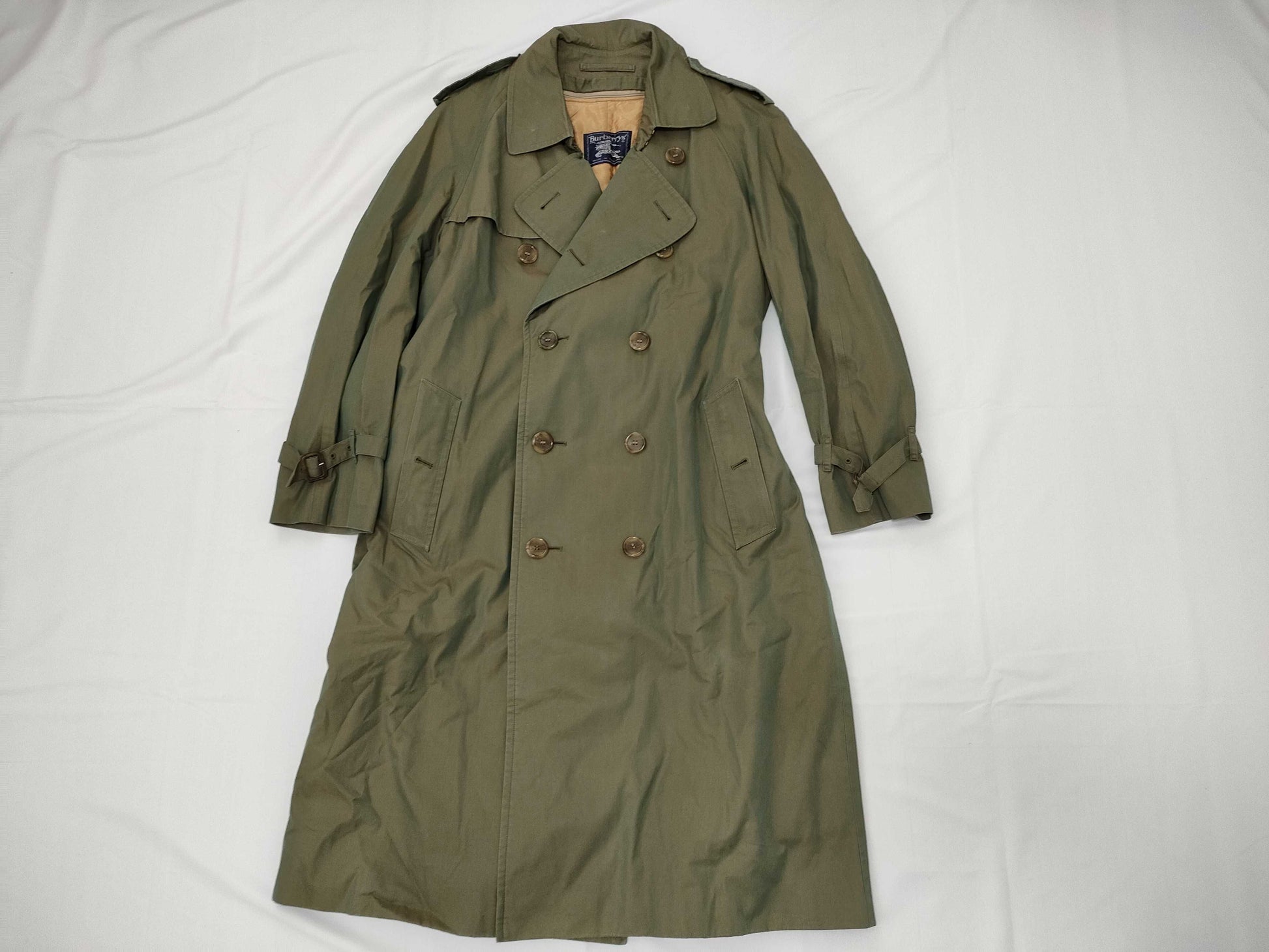 BURBERRY Trench Coat with Belt and Liner, Iridescent Coat