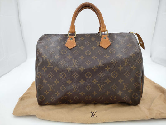LOUIS VUITTON Monogram M41107 Speedy 35 Boston Bag