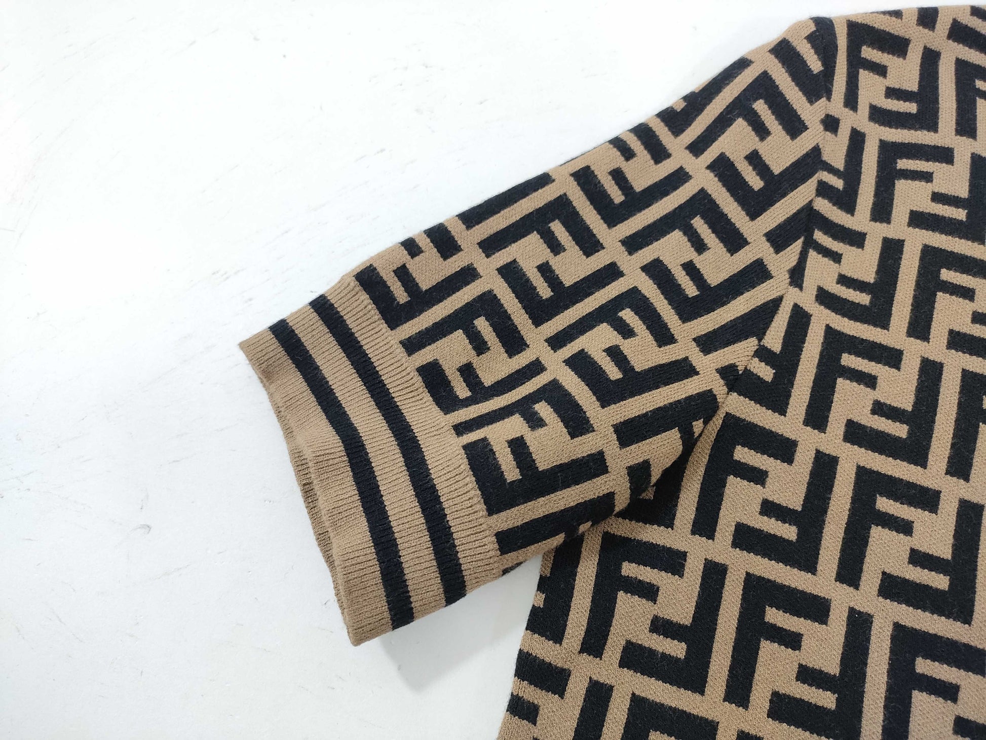 FENDI Zucca Print Top Rayon x Polyester
