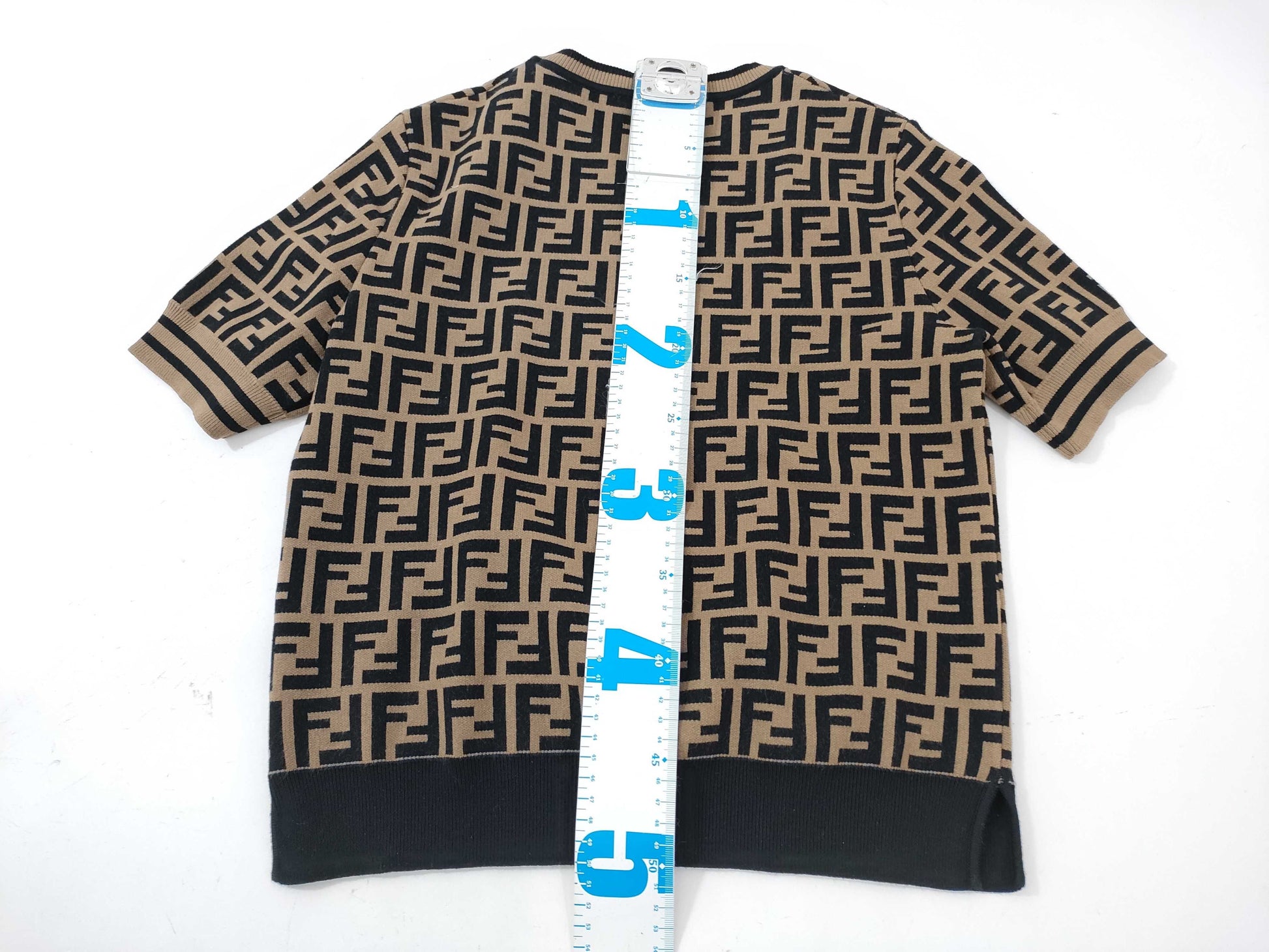 FENDI Zucca Print Top Rayon x Polyester